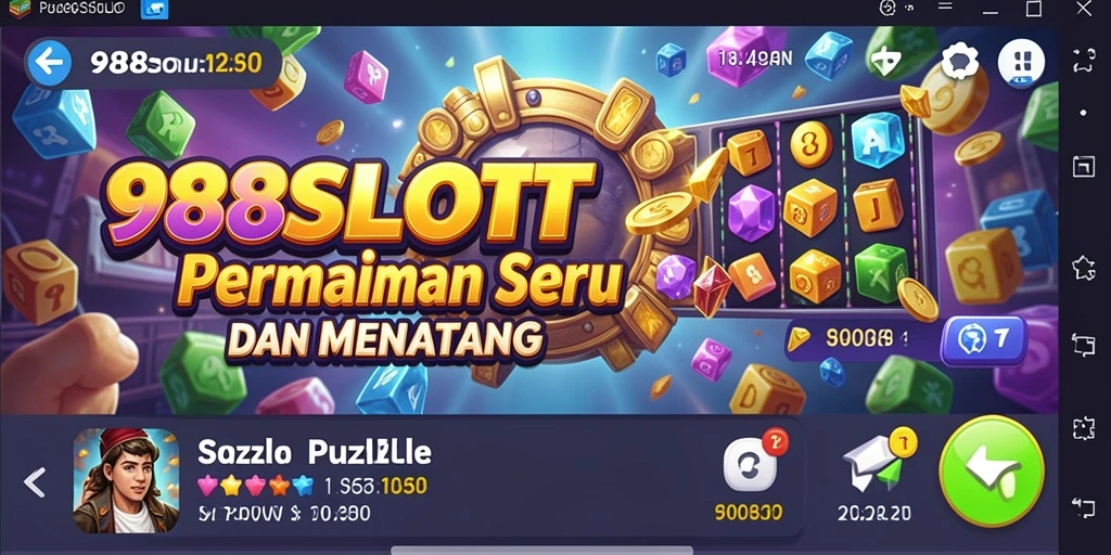 Tampilan gameplay 988SLOT yang menarik dan penuh tantangan.
