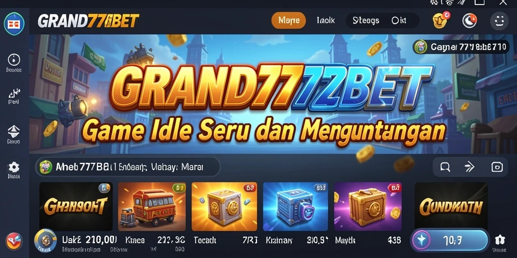 Tampilan gameplay seru dari <strong>GRAND77BET</strong> yang menunjukkan kebangkitan karakter Idle.