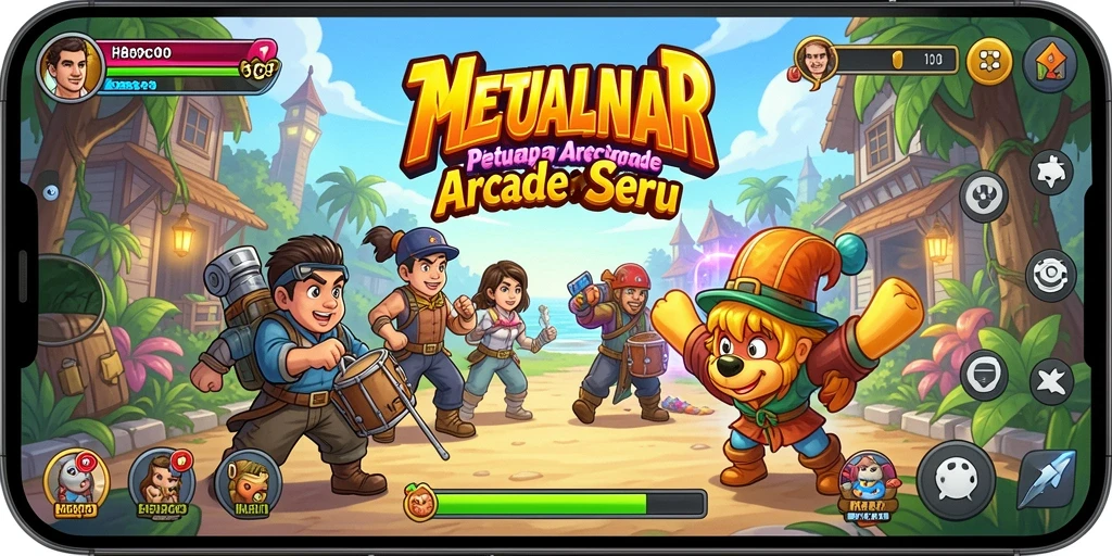 Tangkapan layar gameplay HARAPJP yang penuh aksi dan seru.