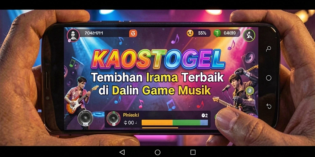 Screenshot KAOSTOGEL menampilkan antarmuka aplikasi yang menarik dan interaktif.