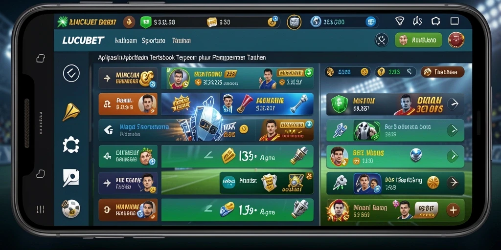 Tampilan gameplay LUCUBET yang menegangkan dan interaktif.
