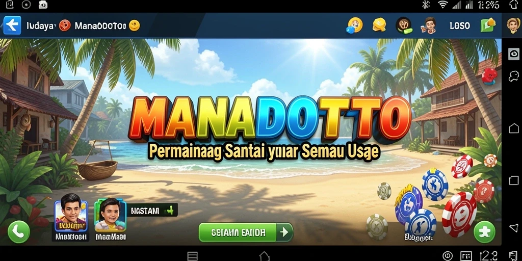 Tangkapan layar gameplay MANADOTOTO yang menghibur dan colorful.