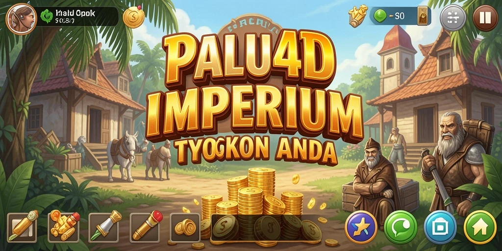 Tampilan gameplay PALU4D menampilkan aksi membangun bisnis yang menegangkan.