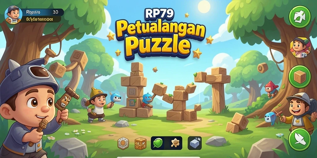 Tampilan gameplay RP79 yang penuh warna dan menarik.