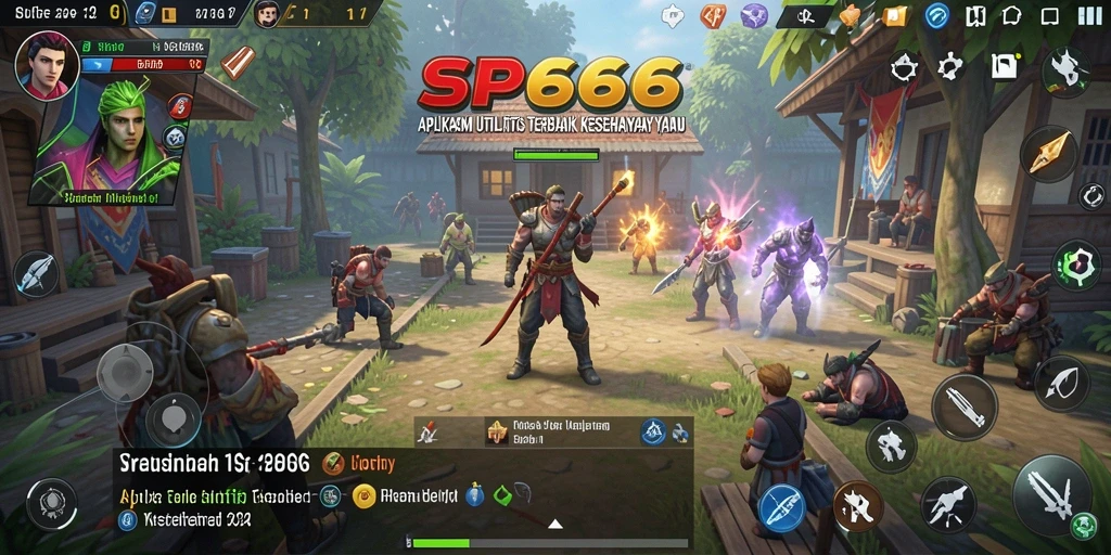 Tampilan aplikasi SP666 dengan fitur utilitas yang menarik.