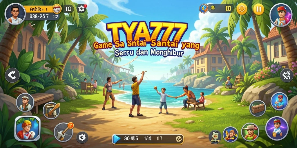 Tampilan gameplay TYA777 yang menyenangkan dan penuh warna.