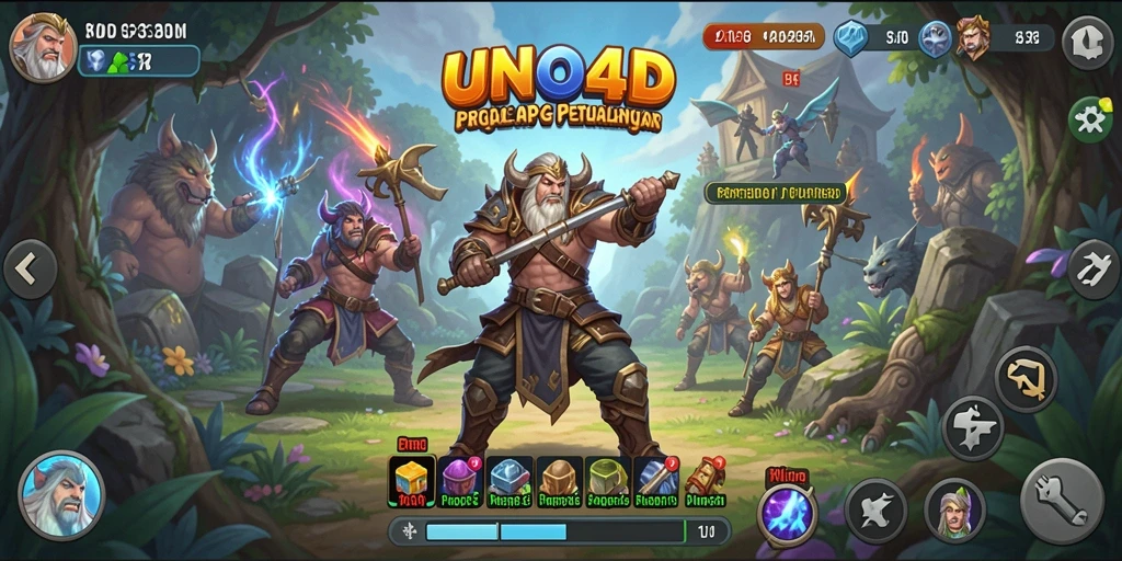 Gameplay seru dan mendebarkan dalam UNO4D.