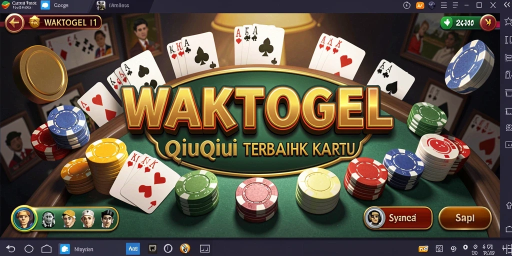 Tampilan gameplay WAKTOGEL saat bermain QiuQiu.